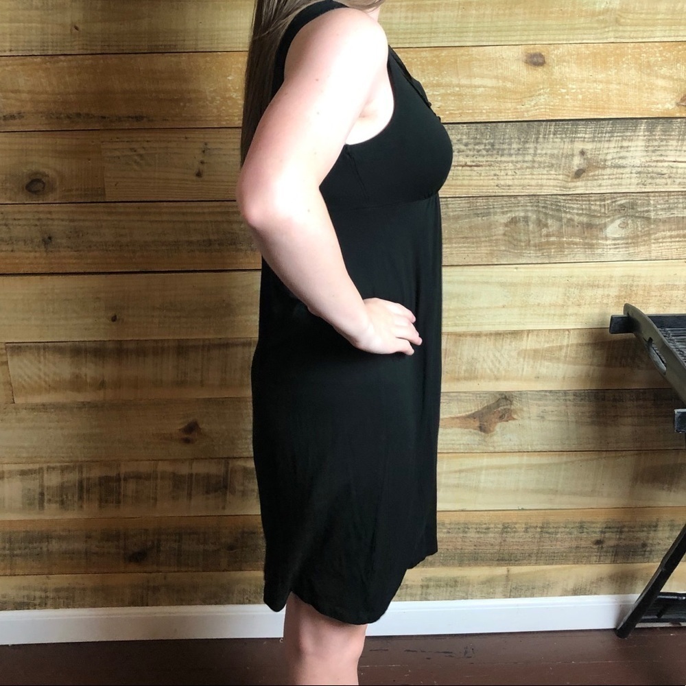 Loft,Ann Taylor. Littler black dress - Picture 3 of 8